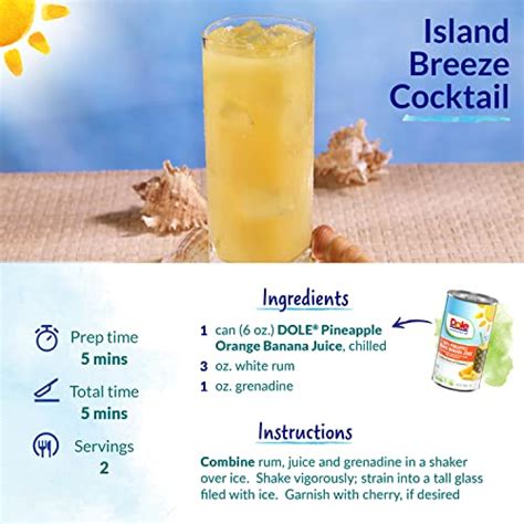 Dole Pineapple Orange Banana Juice 100 Fruit Juice With Added Vitamin