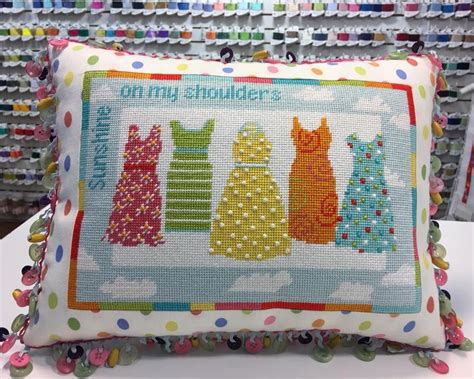 pippin summer dresses needlepoint | Needlepoint stitches, Vintage
