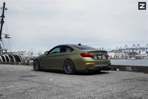 Jus domina parduodami bmw m4 automobiliai? Matte Gold Starlight BMW M4 Stuns on Zito Wheels - GTspirit