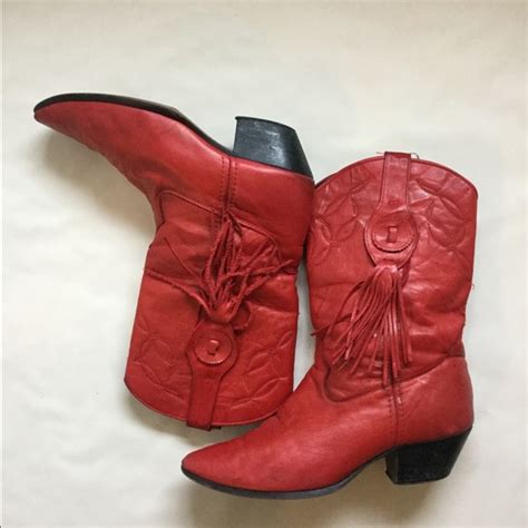 Laredo Shoes Laredo Cowgirls Leather Boots Made In Usa Poshmark