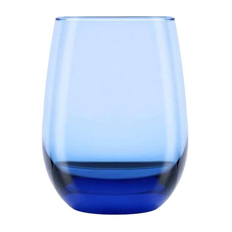Libbey 231l Tidal Blue 15 1 4 Ounce Stemless Wine Glass 12 Cs Wasserstrom