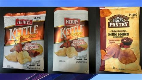 Herr Recalls Chipotle Kettle Chips Under Two Brands Due To Possible