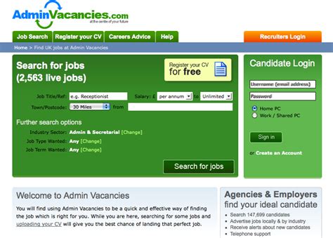 Suggestions will appear below the field as you type. Admin Vacancies - BrokeInLondon