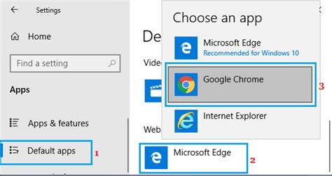 Set google chrome as my default browser. How to Make Chrome As Default Browser in Windows 10