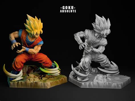 Goku Ss Absolute 3d Model Cgtrader