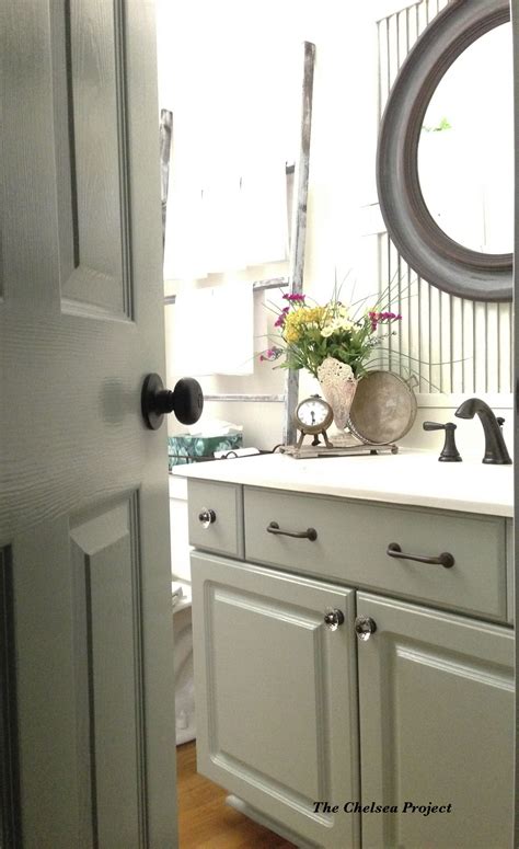 It will surely spend much time. Melamine Bath Vanity Refinished without Stripping, Sanding ...