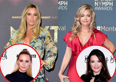rhobh s teddi mellencamp responds to denise richards claim that she was the one who told her
