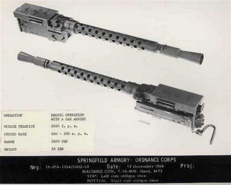 M73 762mm Machine Gun M219 762mm Machine Gun