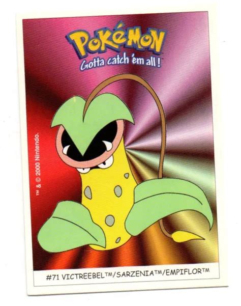 pokemon gotta catch em all 71 victreebel sarzenia empiflor a5008 12 60 picclick