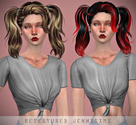 Downloads Sims 4newsea Guiltyromance Hair Retexture Jennisims