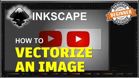 Inkscape How To Vectorize An Image Tutorial Youtube