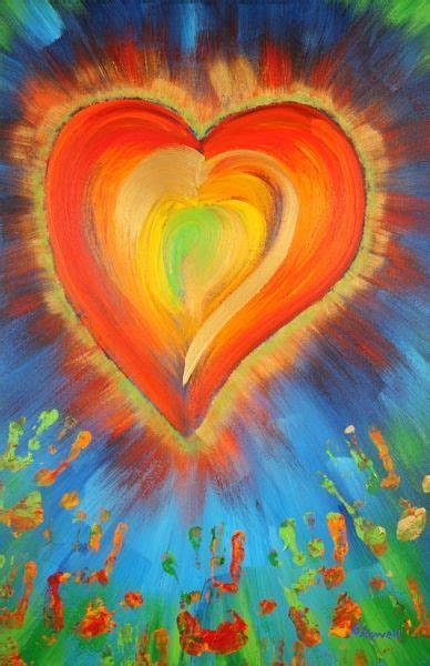 Prophetic Painting Prophetic Art Heart Art Projects Heart Painting