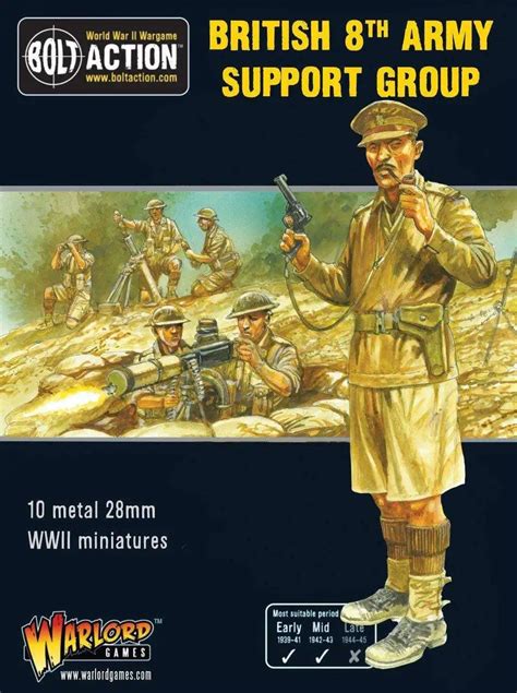 Bolt Action Wwii Wargame Allies British 8th Army Support Group