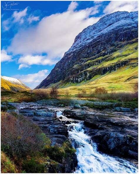 River Coe Flowing Through The Hear Of Glen Coe Scotland By Joe Porter