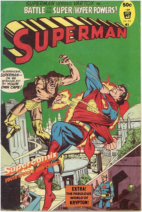 South African Comic Books Supercomix Superman 41