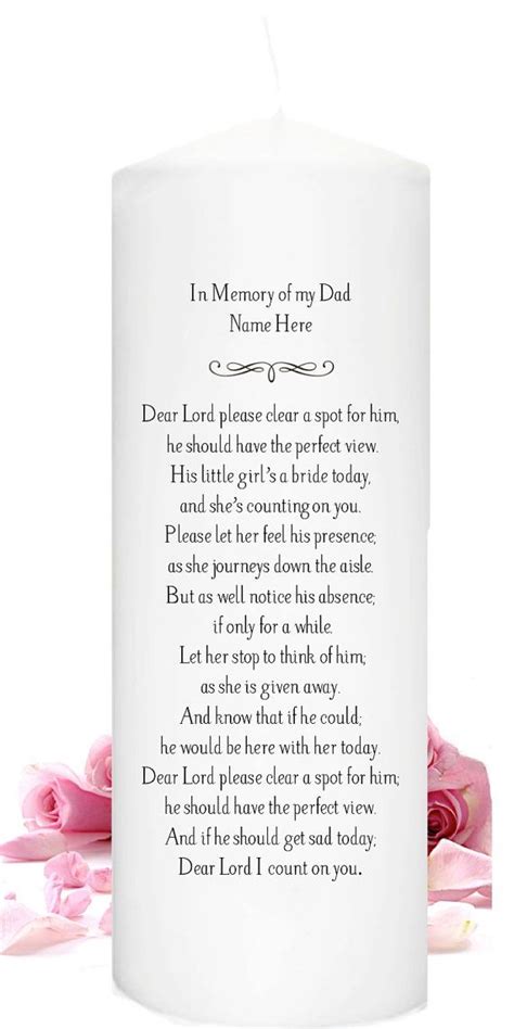 Maybe you would like to learn more about one of these? In Memory of a deceased PARENT or Grandparent on Wedding ...