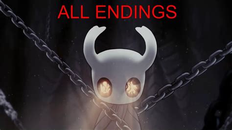 All Base Game Endings Hollow Knight Youtube