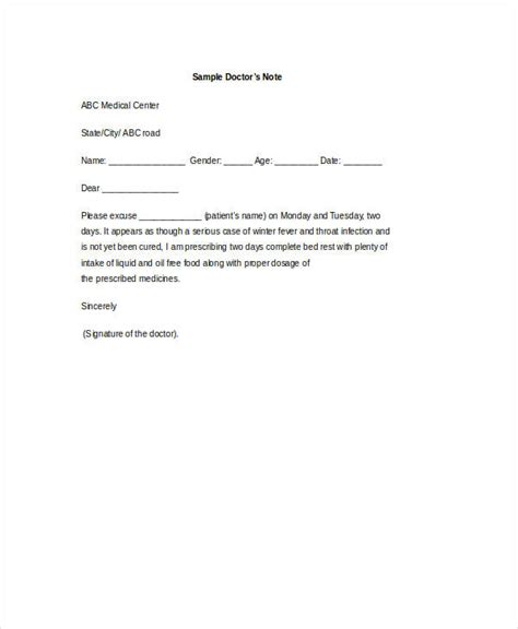 Let these questions below guide your thinking a note is the best way to ensure your doctor knows how much you appreciate them. FREE 8+ Doctor Note Examples & Samples in PDF | DOC | Examples