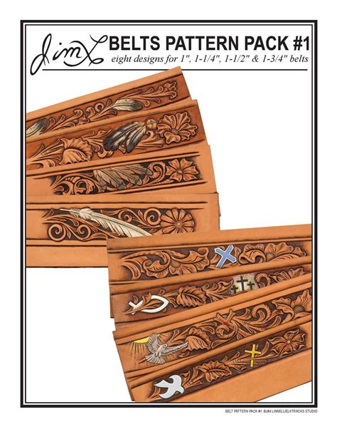 Leather Belt Carving Patterns If You Did Not Specify The Initials
