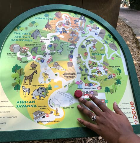 Atlanta Zoo Map