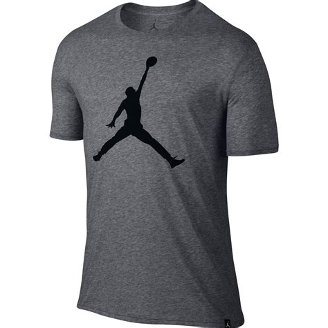 Jordan Iconic Jumpman Logo Graphic Mens Shortsleeve T Shirt Greyblack