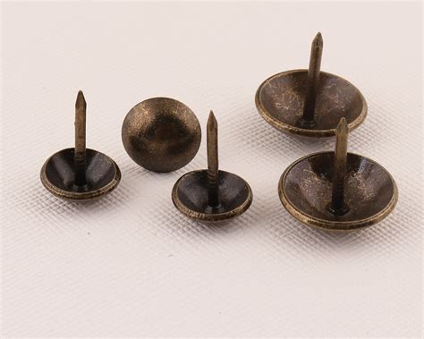 Bronze Push Pins Thumb Tacks Decorative Tacks Furniture Etsy