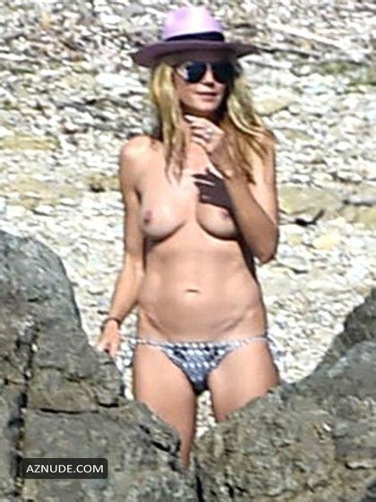 Heidi Klum Topless In A A Pink Hat In France Aznude