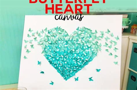 Download Paper Butterfly Canvas Wall Art Heart on Cricut | Paper ...