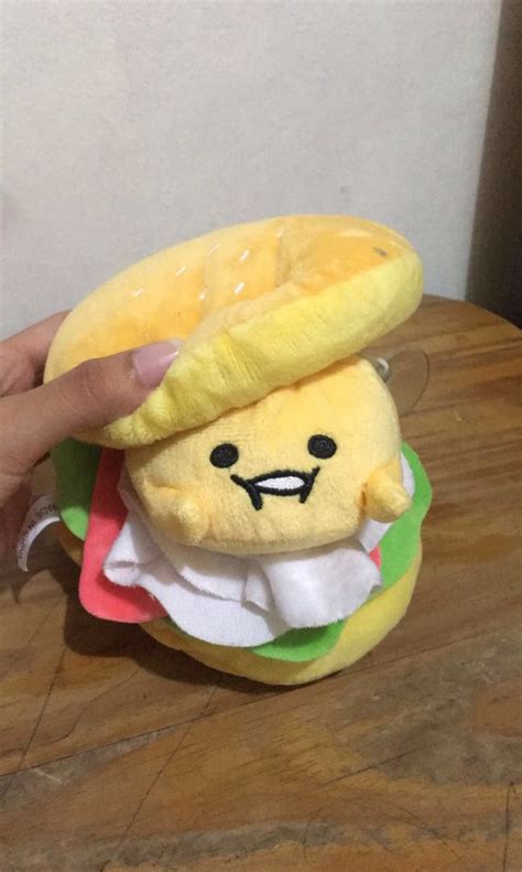 Gudetama Burger Plush Hobbies And Toys Toys And Games On Carousell