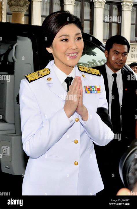 bangkok thailand prime minister yingluck shinawatra enters the premier s office in bangkok on