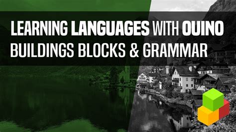 Learning A Language With Ouino™ Building Blocks Youtube