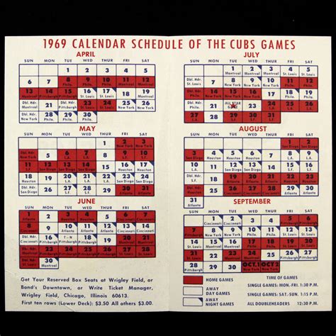 Team schedules arizona diamondbacks atlanta braves baltimore orioles boston red sox chicago cubs chicago white sox cincinnati reds cleveland indians colorado. Lot Detail - 1969 Chicago Cubs 3" x 5" Old Style Pocket ...