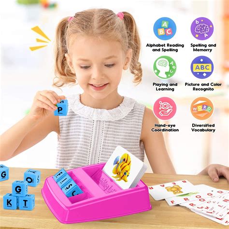 Faentwc Toys For 3 4 5 6 Year Old Girls Flash Cards Kids Learning
