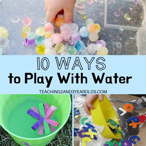 10 Ways To Have Fun With Preschool Water Activities