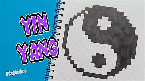 Como Dibujar Yin Yang Pixel Art Pixelados Youtube