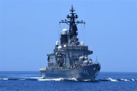 Japan Maritime Self Defense Force Js Shirane Ddh 143 Shirane Class Destroyer Editorial Image