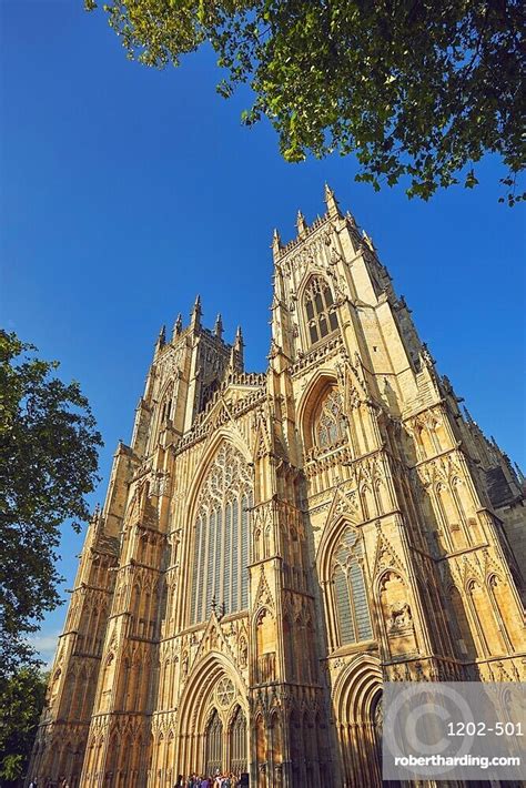 York Minster The Cathedral In Stock Photo