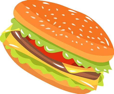 Hamburguesa Png Gráfico Clipart Diseño 19607061 Png