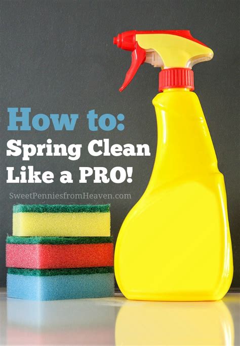 How To Spring Clean Like A Pro Spring Cleaning Checklist And Guide
