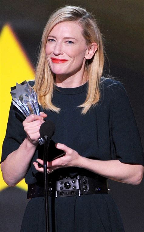 Cate Blanchett From 2014 Critics Choice Movie Awards E News