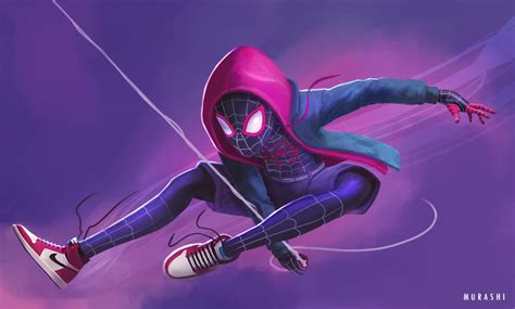 Spider Man Into The Spider Verse By Murashi Art On Deviantart