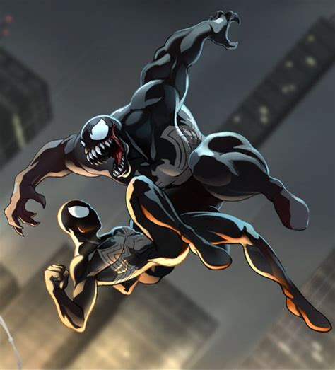 Spider Man Vs Venom Spiderman Personajes Black Spiderman Spiderman