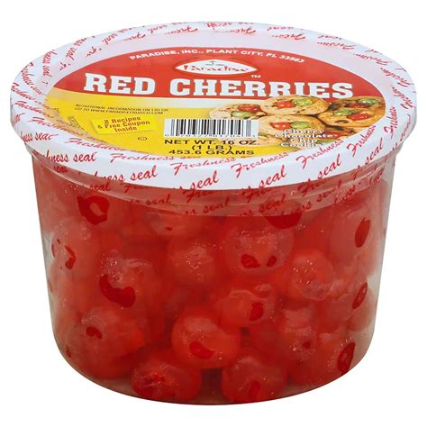 Paradise Red Cherries Shop Canned And Dried Food At H E B