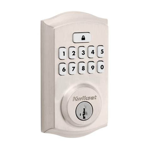 Kwikset Smartcode 260 Traditional Satin Nickel Keypad Single Cylinder