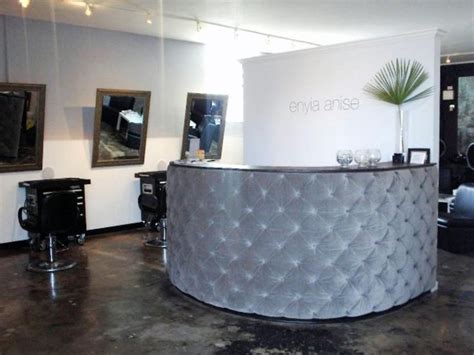 Salon beauty reception desk custom design popular design. Upscale, Monochromatic Salon | Salon reception desk ...