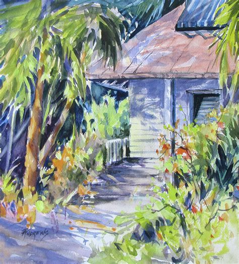 Tropical Haven Painting By Rae Andrews Pixels