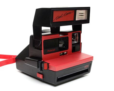 red polaroid cool cam 600 series instant film camera etsy instant film camera instant film
