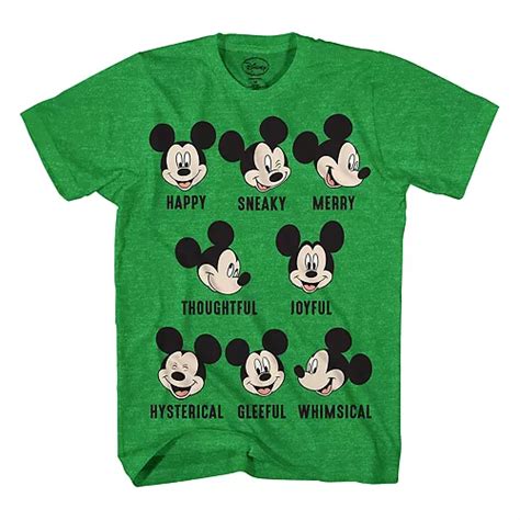 Boys 8 20 Disney Mickey Mouse Expressions Tee