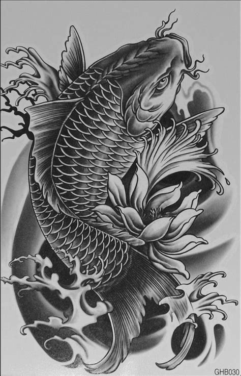 Jason Liu Tattoo Design Koi Fish