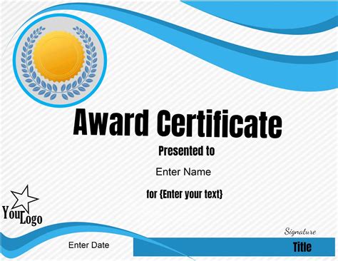 To make a virtual certificate, download it and send it to the select any template. Free Editable Certificate Template | Customize Online ...